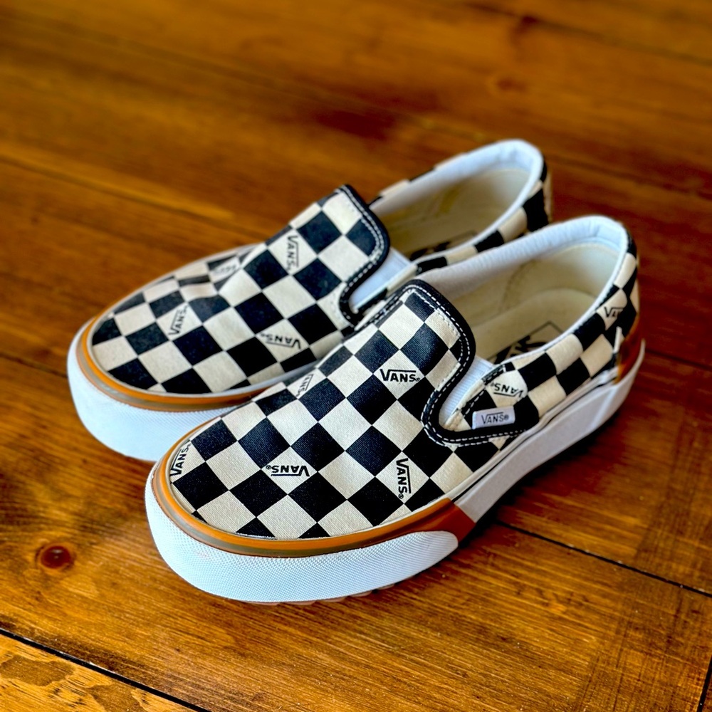 Vans Stacked Platform Checker